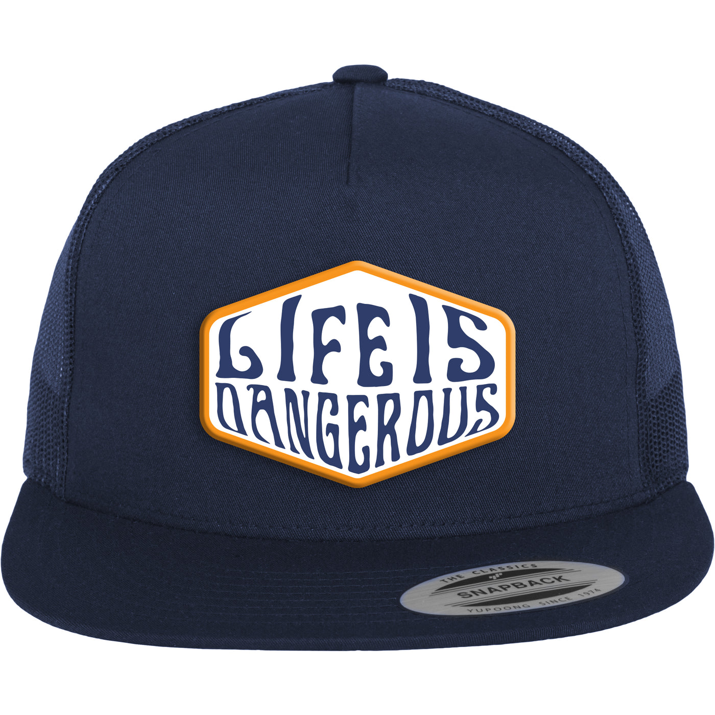 Life is Dangerous Embroidered Retro Hat