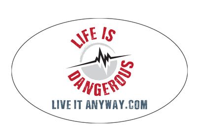 Life is Dangerous Die-Cut Stickers
